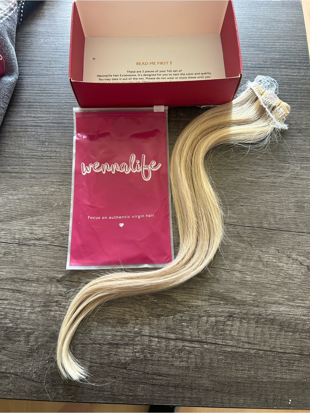 WENNALIFE CLIP-IN HAIR EXTENSIONS 16" 9PCS